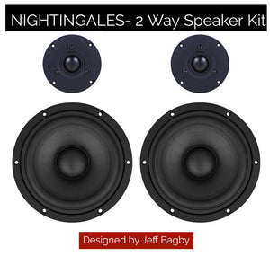 Nightingales by Jeff Bagby - 2-Way Speaker Kit Pair