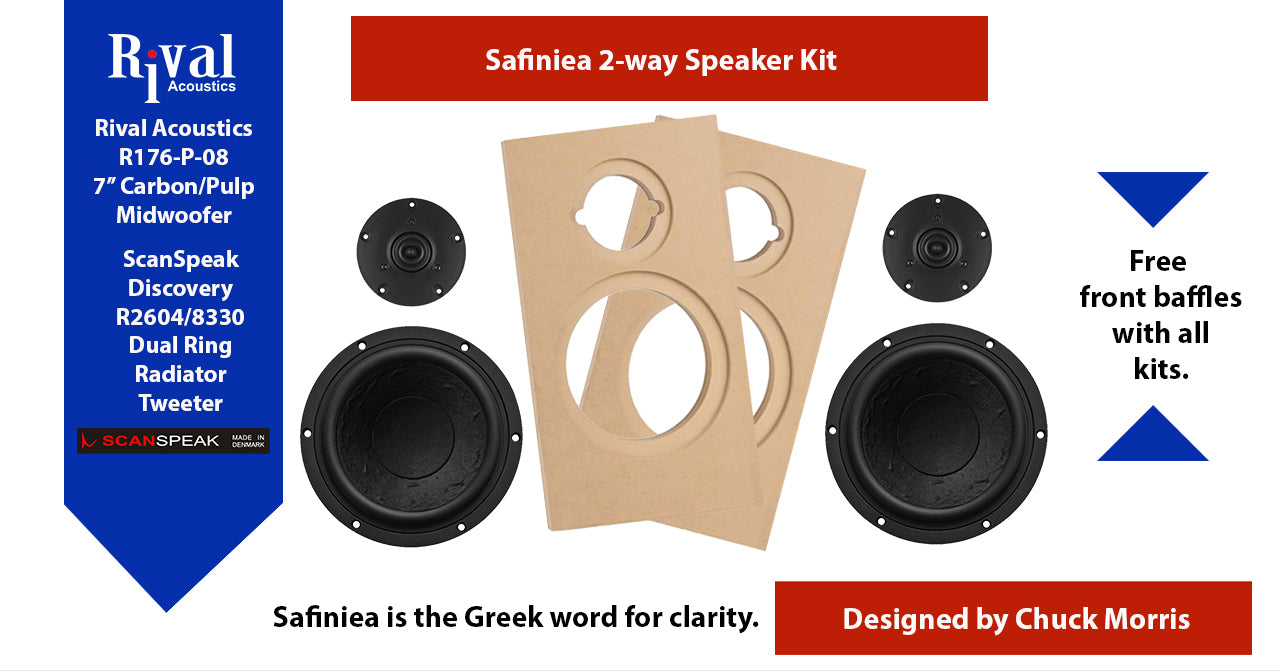 Safiniea - 2 Way (Paper) Kit Pair - Rhythm Audio Design