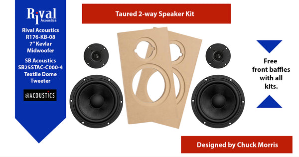 Taured - 2 Way (Kevlar) Kit Pair - Rhythm Audio Design