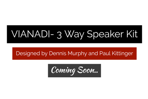 Vianadi - 3-Way Tower Speaker Kit Pair - Rhythm Audio Design