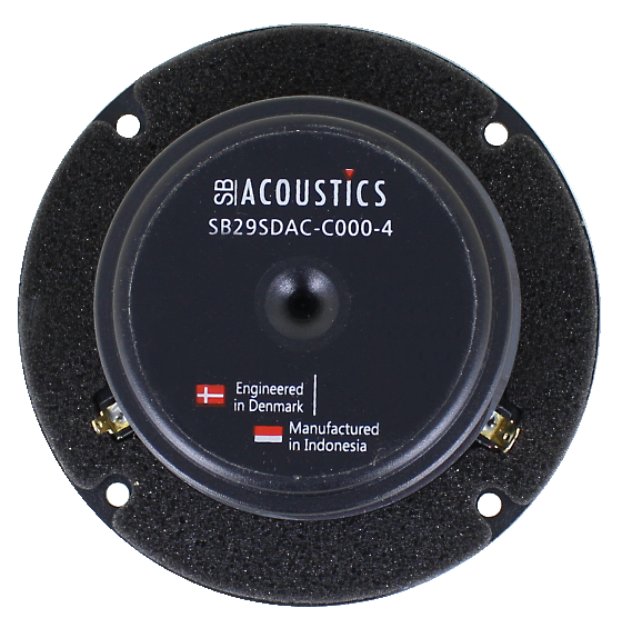 SB Acoustics SB29SDAC-C000-4 29mm textile dome tweeter 4 ohm - Rhythm Audio Design